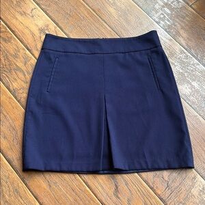 Loft Navy Blue Skirt - Size 10